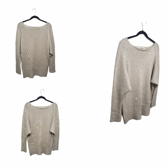 Chelsea and Violet sweatshirt,  Color Beige,  Size M - Picture 8 of 17